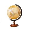 【SkyGlobe】6 吋仿古款刻度尺木頭底座地球儀（中文版）
