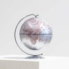 【SkyGlobe】5 吋銀色手臂時尚地球儀（英文版）