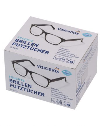 【德國 dm】VISIOMAX 眼鏡清潔布 2 入組（52 片裝 / 盒）