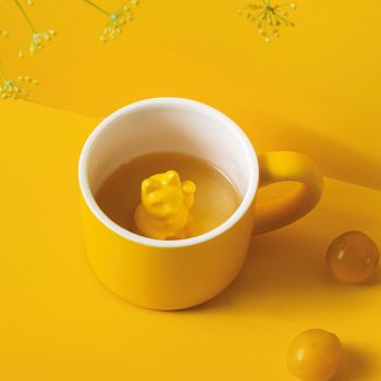 【德國 DONKEY】幸運招財貓造型彩色馬克杯 – 黃色