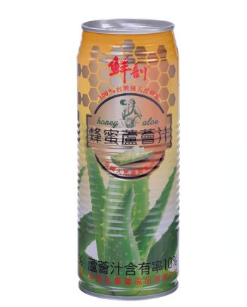 【半天水】鮮剖蜂蜜蘆薈汁（520ml × 24 入 / 箱）