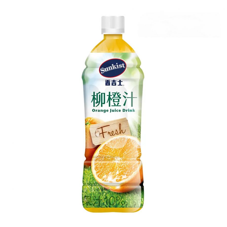 【Sunkist 香吉士】柳橙果汁飲料（900ml × 12 入 / 箱）