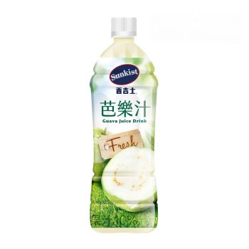 【Sunkist 香吉士】芭樂果汁飲料（900ml × 12 入 / 箱）