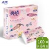 【柔情】抽取式衛生紙 - 童心森林版（100 抽 × 12 包 × 7 袋 / 箱）