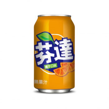 【Fanta 芬達】橘子汽水 - 易開罐（330ml × 24 入 / 箱）