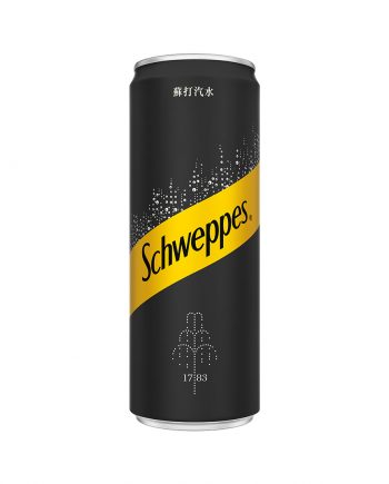 【Schweppes 舒味思】蘇打汽水 - 隨行罐（330ml × 24 入 / 箱）