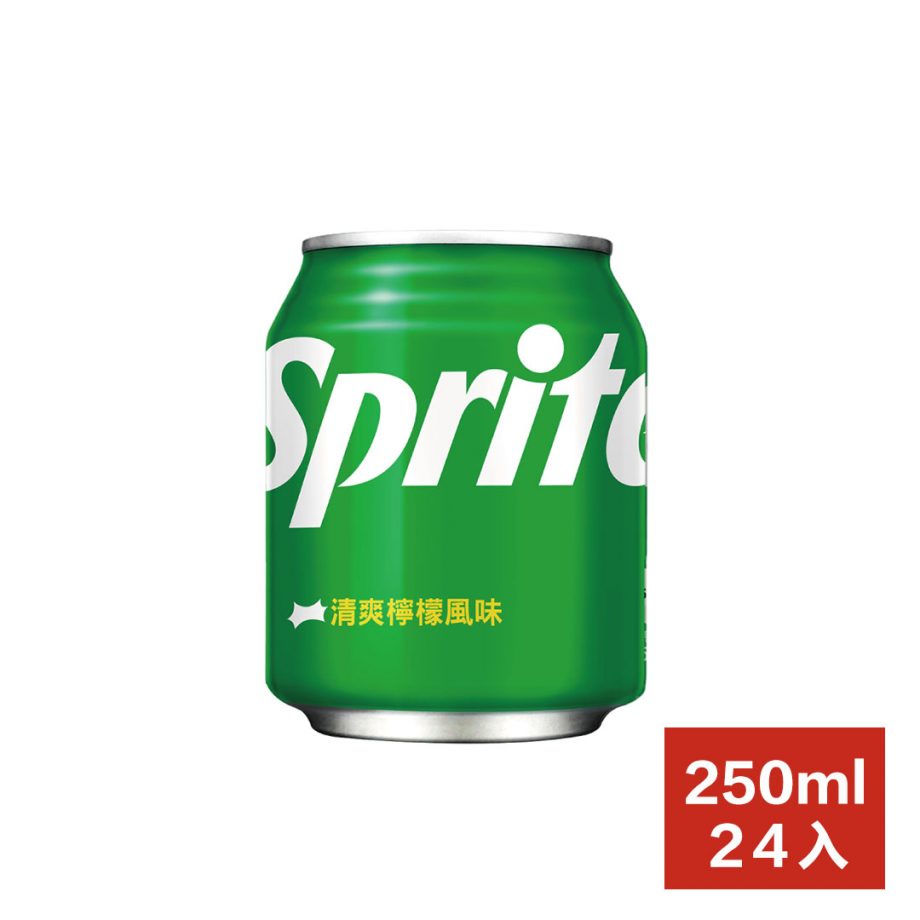 【Sprite 雪碧】寶特瓶（250ml × 24 入 / 箱）