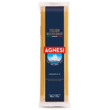 【Agnesi 安尼斯】義大利細扁麵（500g × 2 袋）