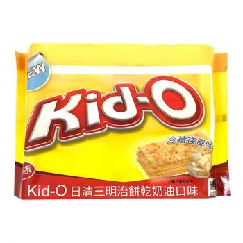 【Kid - O】三明治餅乾經濟包 - 奶油口味（12 入 / 袋）