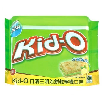 【Kid - O】三明治餅乾經濟包 - 檸檬口味（12 入 / 袋）