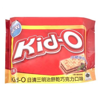 【Kid - O】三明治餅乾經濟包 - 巧克力口味（12 入 / 袋）