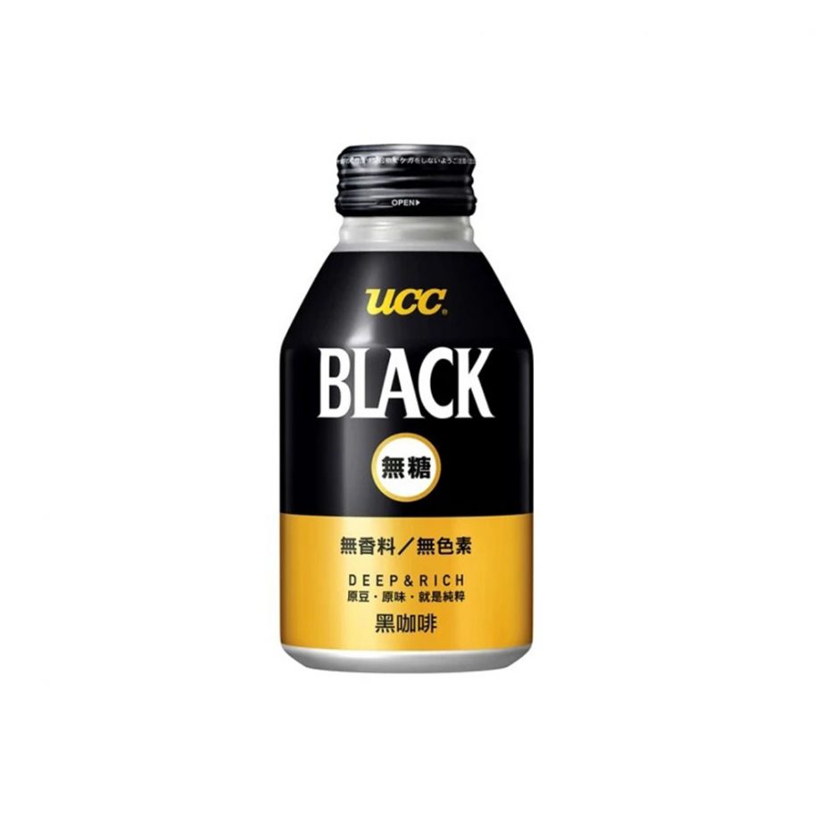 【UCC】BLACK 無糖咖啡（275ml × 24 入 / 箱）