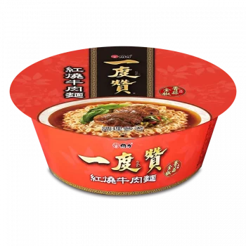 【一度贊】紅燒牛肉麵（3 入 × 4 袋 / 箱）