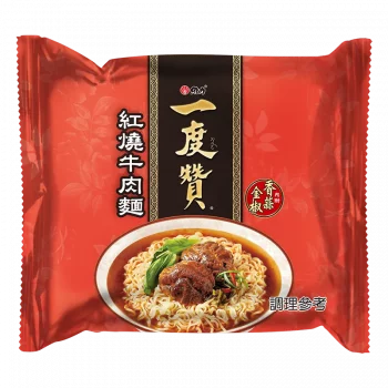 【一度贊】紅燒牛肉麵（3 入 × 4 袋 / 箱）