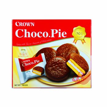 【CROWN 皇冠】達人巧克力派（300g × 8 盒 / 箱）