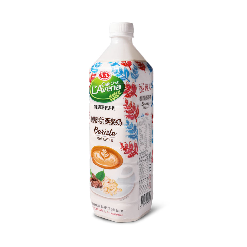 【開元食品】純濃燕麥 - 咖啡師燕麥奶（990ml × 2 罐）