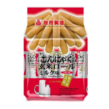 【北田】蒟蒻糙米捲 - 牛奶口味（160g × 12 包 / 箱）