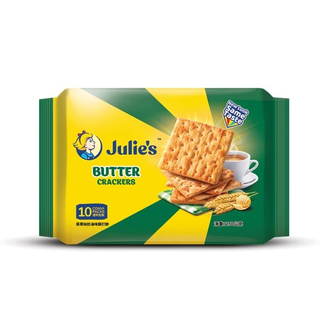 【Julies 茱蒂絲】奶油蘇打餅（250g × 12 入 / 箱）