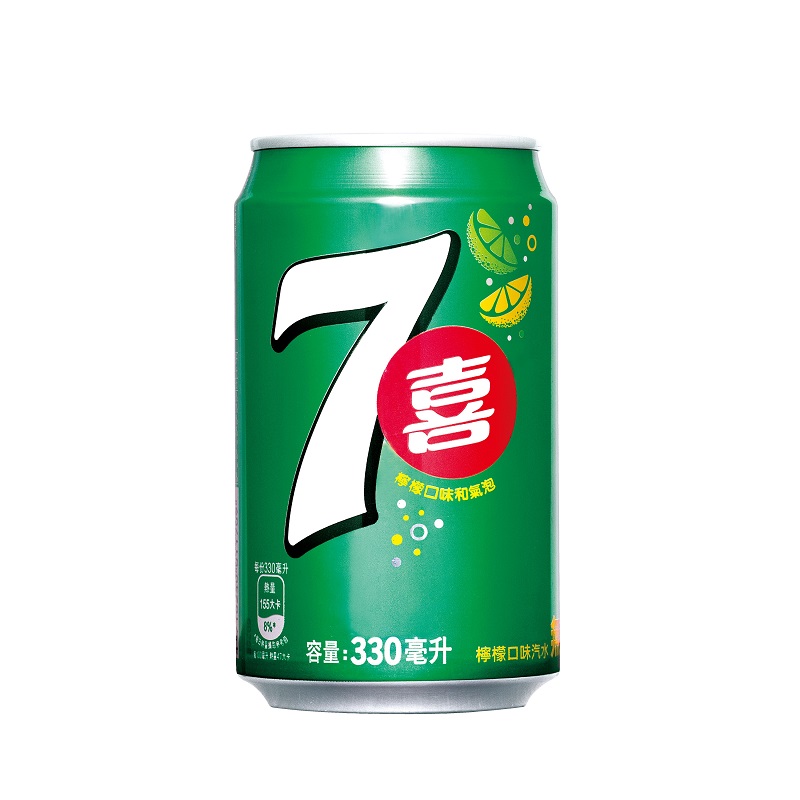 【七喜】七喜汽水（330ml × 24 入 / 箱）