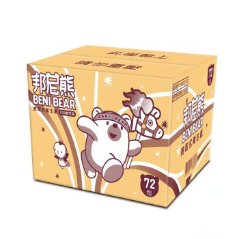 【Benibear 邦尼熊】抽取式衛生紙（100 抽 × 12 包 × 6 袋 / 箱）