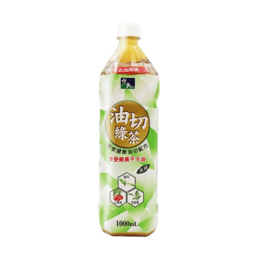 【悅氏】油切綠茶（1000ml × 12 入 / 箱）