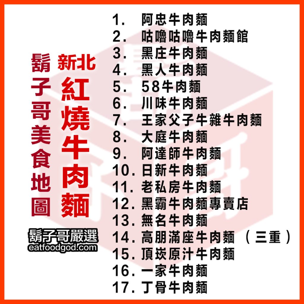 紅燒牛肉麵－新北市