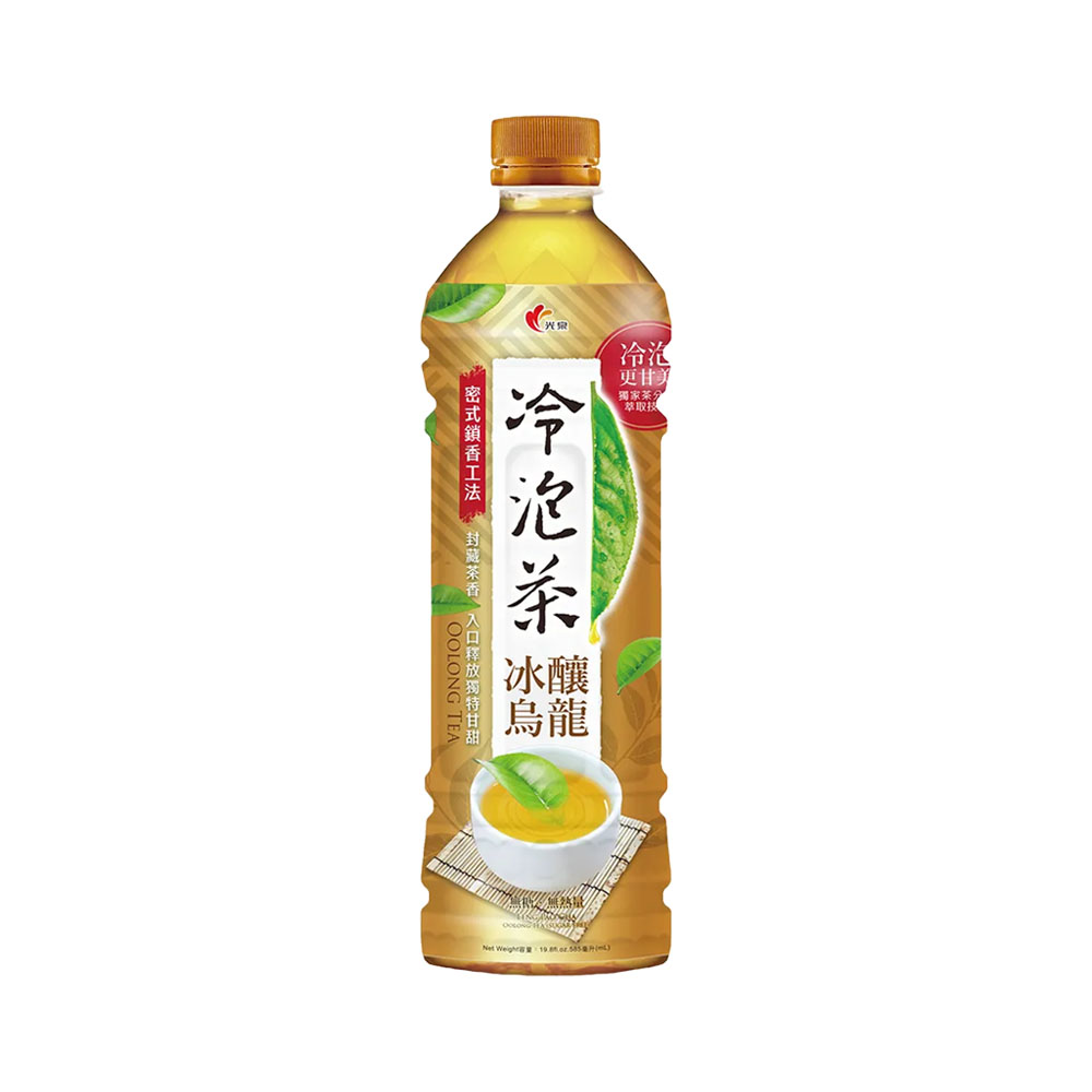 光泉】冷泡茶- 冰釀烏龍（585ml × 24 入/ 箱） – 鬍子哥嚴選