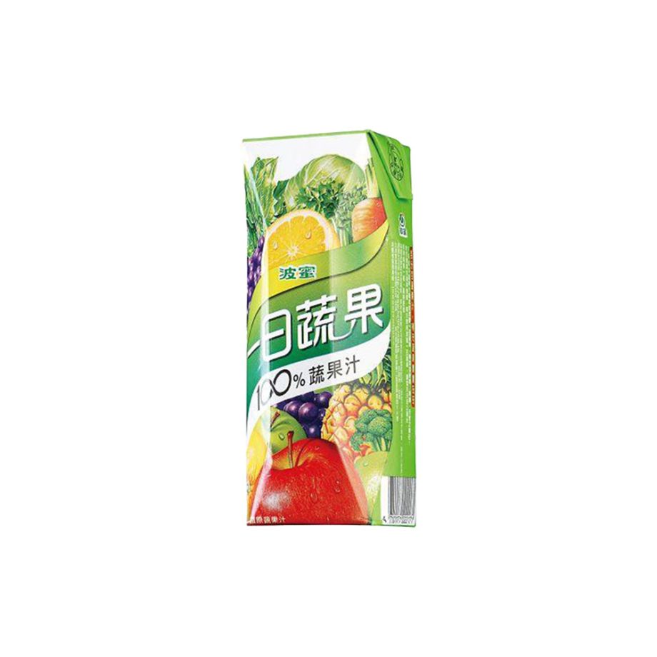 【波蜜】一日水果 100% 蔬果汁（250ml × 18 入 / 箱）