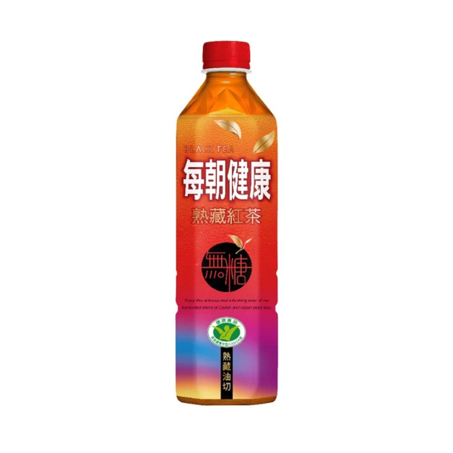 【每朝健康】無糖熟藏紅茶 （650ml × 24 入 / 箱）