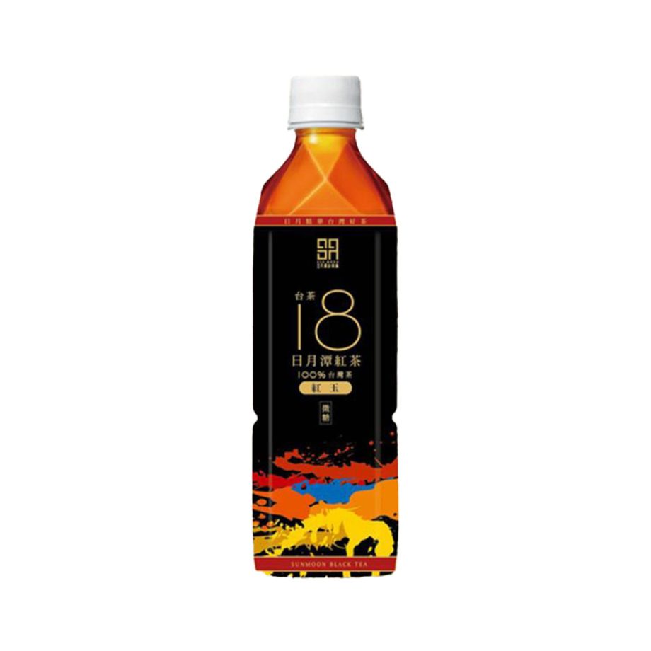 【日月潭紅茶】台茶 18 號紅玉紅茶 - 含糖（490ml × 24 入 / 箱）