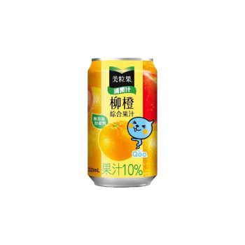 【美粒果】清果汁 - 柳橙汁（320ml × 24 入 / 箱）