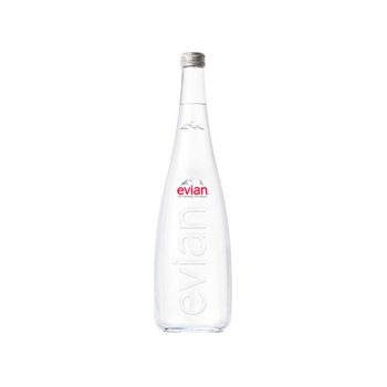 【evian】天然礦泉水玻璃瓶（750ml × 12 入 / 箱）