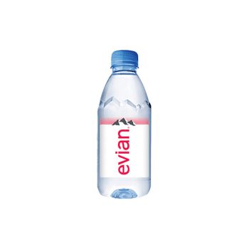 【evian】天然礦泉水寶特瓶（330ml × 24 入 / 箱）