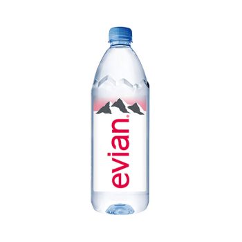 【evian】天然礦泉水寶特瓶（1000ml × 24 入 / 箱）