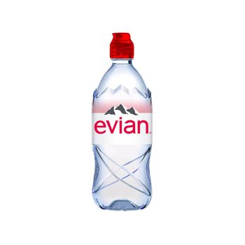 【evian】天然礦泉水運動瓶（750ml × 12 入 / 箱）