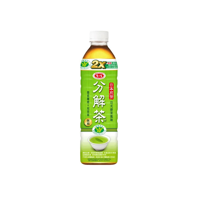 【愛之味】日式綠茶分解茶（590ml × 24 入 / 箱）