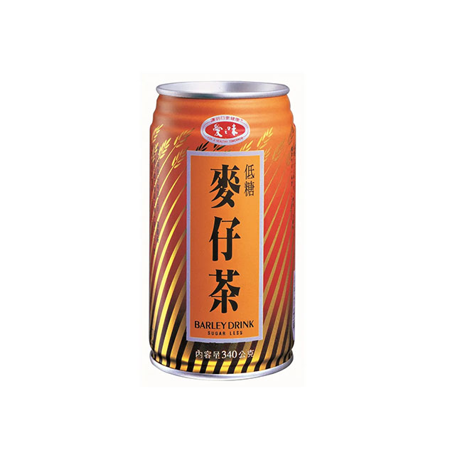 【愛之味】麥仔茶易開罐（340ml × 24 入 / 箱）