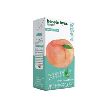 【Bessie Byer 貝思寶兒】蜜桃果茶（330ml × 24 入 / 箱）