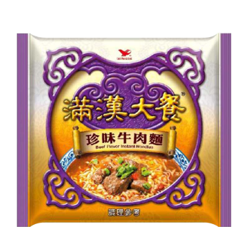 【滿漢大餐】珍味牛肉麵 - 袋裝（12 入 / 箱）