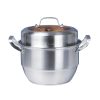 【忠寬】雙層 304 不鏽鋼蒸煮鍋（24cm）
