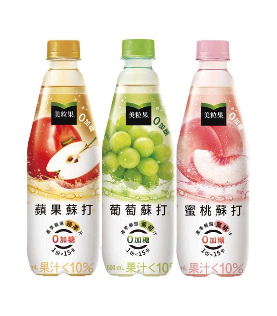 【美粒果】零加糖蘇打寶特瓶（500ml × 24 入 / 箱）