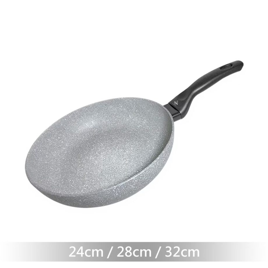 【義大利 Olympia】Rocker 礦岩平煎鍋(24cm、28cm) 【義大利 Olympia】Rocker 礦岩平煎鍋(24cm、28cm)
