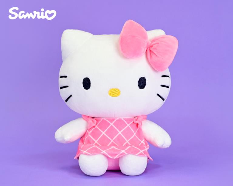 20241113-KT格子花結款-粉色-縮小-01 【KHTOY】16 吋 HELLO KITTY 格子花結款