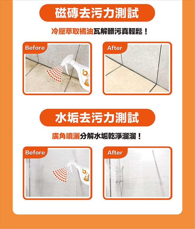 【橘子工坊】浴廁清潔劑（480ml）