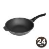 【歐米洛】鑄造不沾深平鍋（24cm）