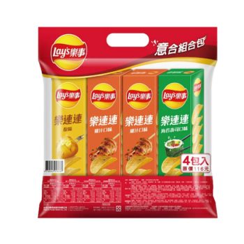 【樂事】樂事意合組合包（4入 × 12組） ， 箱裝