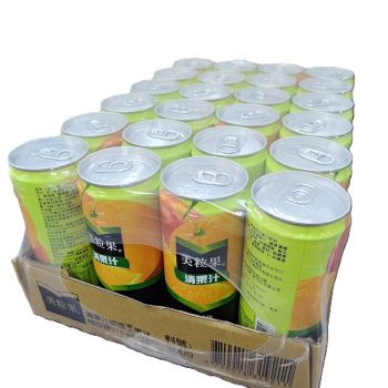 福利品 / 即期品 【美粒果】清果汁 - 柳橙汁（315ml × 24 入 / 箱）