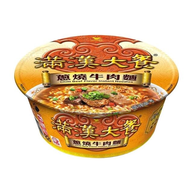 【統一】滿漢大餐蔥燒牛肉麵 - 碗裝（6 入 / 箱）