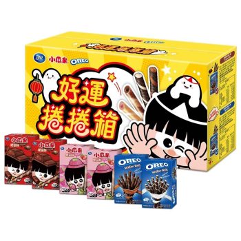 OREO小瓜呆好運捲捲箱 （324g × 4包入 ×8 箱）
