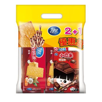 【可口】可口LUCKY 2+1超值優惠組（254g × 12組） ， 箱裝
